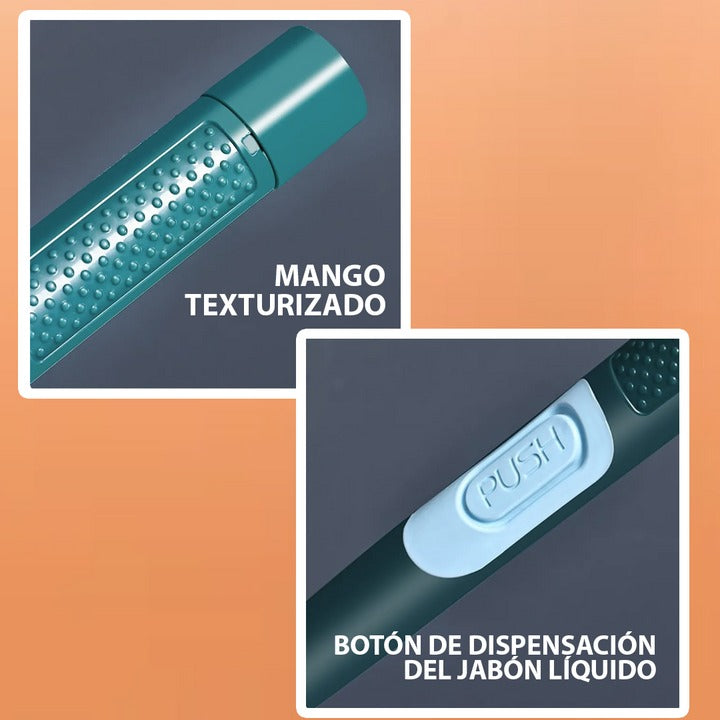 Cepillo en silicón para el baño